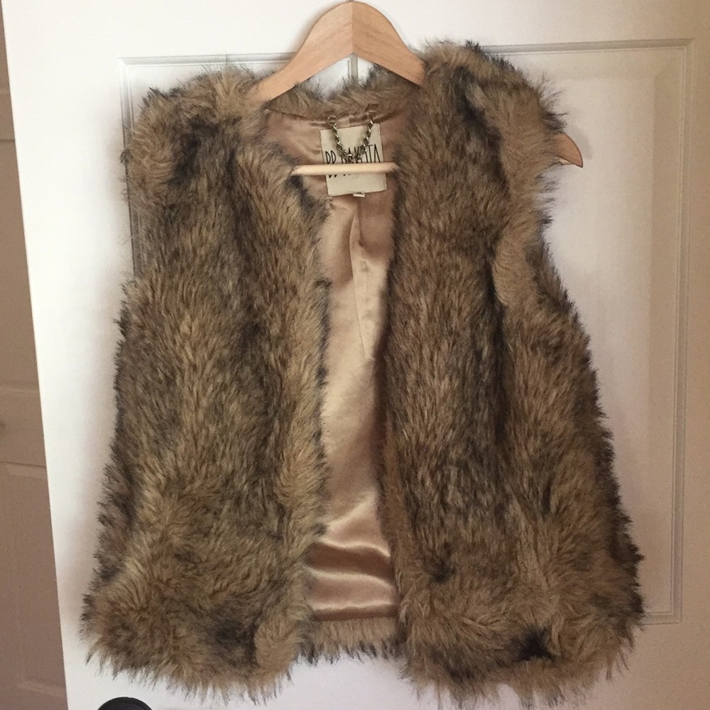 BB Dakota Faux Fur Vest